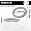 15PCS M18 Crush Aluminum Oil Drain Plug Gasket Washers Compatible with Ford Mazda Porsche Volvo 90012310630 977751