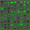 EMOME 204 Sheets Glow Individually Wrapped Temporary Tattoos for Kids, Hawaiian Luau Tropical Pool Beach Party Favors Supplies for Girls Boys,Waterproof Kids Tattoos and Fake Tattoo Stickers