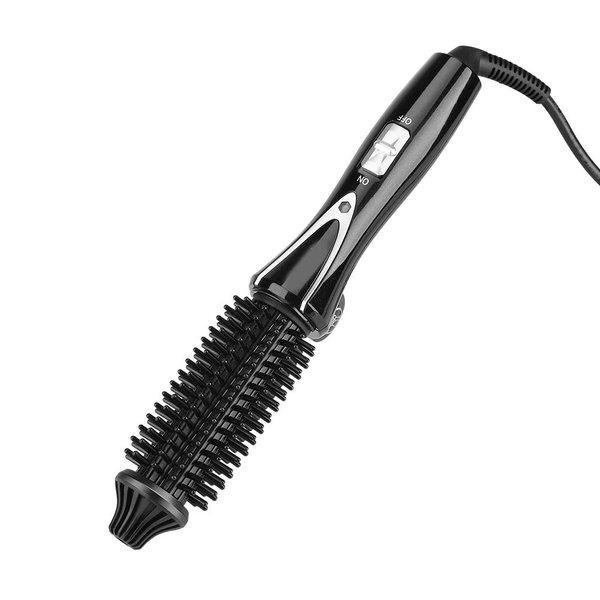 Hair Curler Brush, Ceramic Tourmaline Foldable Anion Hair Comb Hair Curling Iron Hair Styling Tools Travel Hair Dryer Brush Hot Air Paddle Style Brush Women(US)