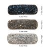 Yusier 3.1 Inch Hair Clips for Fine Hair 6PCS Rhinestone Snap Hair Clips Sparkly Hair Clips Rectangle No Slip Hair Barrettes for Women And Girls (Beaded Edging)