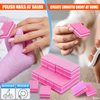 100Pcs Nail Buffer File for Natural Nails - Professional Nail Buffer 100/180 Grit Nail Files Acrylic Nail Remover Buffing Block Nail File- Nail Supplies Sponge Nail File Buffer Block for Acrylic Nails