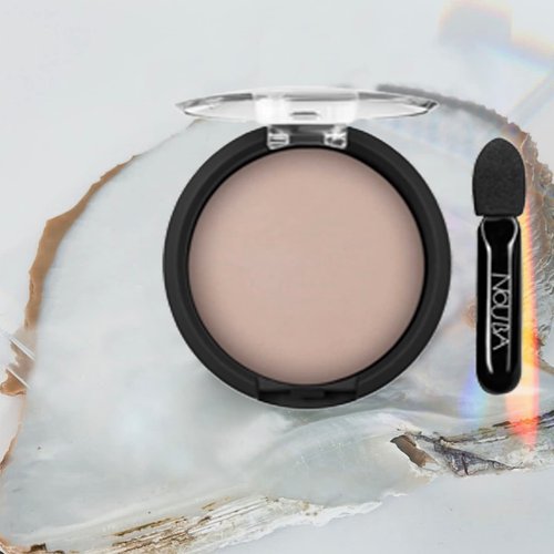 Nouba Nombra Wet & Dry Eye Shadow - Buildable Colorful Eye Makeup with Pigmented Matte, Velvety Shimmer Finish Rich Rainbow Color Corrector for Shading & Contouring Smokey Eye (Color 407)