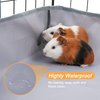DZWLKJ Guinea Pig Cage Liner Tarp Bottom Waterproof and Washable Base Also for Rabbits, Bunny, Chinchesillas, Hedgehog, Ferrets and Other Small Animals(24x48 inches)