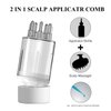 Comblor Scalp Applicator Comb, Hair Oil Applicator Brush,Scalp Massager for Hair Growth, Scalp Applicator Essential Oil Serum Liquid Guiding Comb, Hair Root Treatment Comb Bottle for Men Women (White)