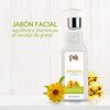 Pili Natural Facial Cleanser with Witch Hazel and Calendula, cleans and exfoliates with controlled pH