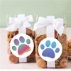 Hohamn 600 Pcs Dog Paw Stickers Roll for Kids 1.5 Inch Round Puppy Dog Paw Label Stickers for Toddlers Boys Girls Birthday Party Favors Gifts Decoration Envelope Seals Classroom Reward
