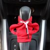 AUCELI Car Gear Shift Cover, Funny Fashionable Mini Cute Hoodie Sweater Shirt Winter Warm Automotive Gear Shift Knob Protector, Universal Vehicle Decor Accessories