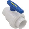 PRAHER 150-010 1.5IN SXS SINGLE UNION BALL VALVE PVC