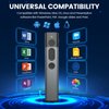 Presentation Remote with Green Light, Recargable Wireless Presenter PowerPoint Clicker for Mac OS/PPT/Keynote/Prezi/Google Slides/Windows/Android/Linux-Plug & Play(1 Pcs)