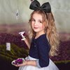 Bow Headband Big Bowknot Headband Hair Hoops Party Decoration Headdress Cosplay Costume Headwear Christmas Makeup Handmade Headpiece Hair Band Elastic Women Girls Kids Hair Accessories 1 Pack