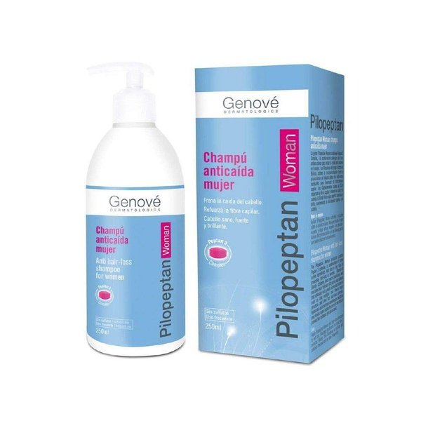 GENOVÉ Pilopeptan for Women 250ml - Hair Care - Daily Use - Hair Regrowth Treatment - Anti-Hair Loss Shampoo - Rich In Nutrients - Active And Natural Ingredients