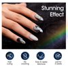 Gellen Cat Eye Gel Nail Polish - 18ml Rainbow Cateye Gel Polish with Magnet Stick Glitter Reflective Holographic Nail Polish UV Gel Magnetic Nail Polish Party Nail Art