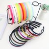WJYX BOWS 10mm Thin Headbands For Girls, 26 Pcs Plastic Headband with Teeth Head Bands Hairbands DIY Hair Accessories for Girls Teens and Women