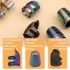 Sewing Thimble, Thimbles for Hand Sewing, Metal Thimbles for Hand Sewing, Sewing Thimble Rings and Leather Coin Thimble for Needlework, Hand Embroidery Craft