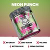SNEAK Energy Drink Powder | Neon Punch | No Sugar. No Nasties. Just Natural Caffeine, Focus-Boosting Nootropics | 40 Servings