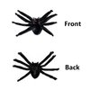JIALWEN 50PCS Realistic Halloween Plastic Spiders Small Size Black Spiders Toys Fake Spiders Prank Props for Halloween Party Decorations