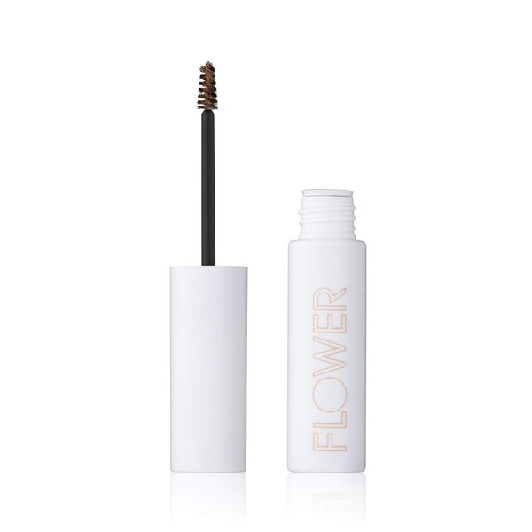 Eyebrow Gel By FLOWER Beauty | FIBER FIX BROW GEL | Tinted Brow Mascara & Fixative for Eyebrows | Vegan & Cruelty-Free | (Blonde
