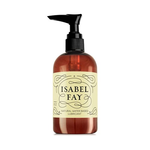Isabel Fay Natural Water Based Personal Lubricant for Sensitive Skin, No Parabens, No Glycerin, 8 oz