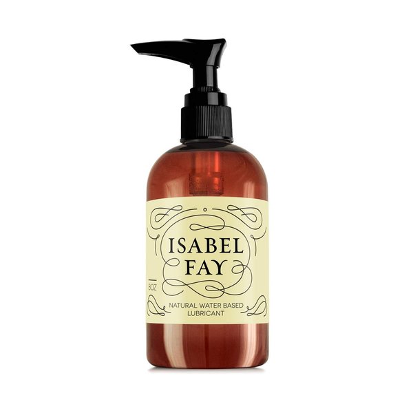 Isabel Fay Natural Water Based Personal Lubricant for Sensitive Skin, No Parabens, No Glycerin, 8 oz