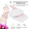Nail Fan Dryer for Regular Nail Polish, Portable Nail Dryer Nail Art Polish Machine Quick Dry Nail Polish Gel Nail Dryer Blower for Fingernail Toenail, Portable Fans Battery Operated