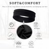 WZNBBOY 9Pcs Elastic Hair Bands Non Slip Soft Cloth Fabric Headbands Daily Workout Yoga Running Sport Thin Hair Wrap Hair Accessories,Unisex