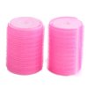 DIY Hair Rollers 2 Pcs Set Bangs Hair Curlers Self Grip Hair Curling Styling Tools Hairdressing Curlers For Women (hot pink)