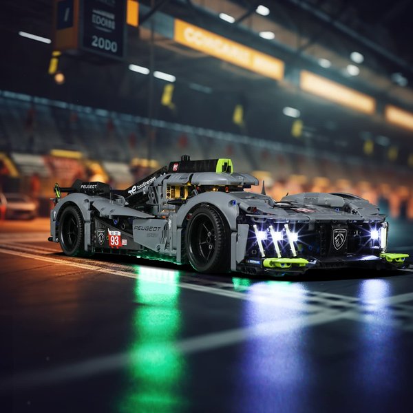 LIGHTAILING Led Lighting Kit for Lego- 42156 Peugeot 9X8 24H Le Mans Hybrid Hypercar Building Blocks Model - LED Light Set Compatible with Lego Model(Not Include Lego Model)