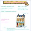 Roroom DIY Miniature and Furniture Dollhouse Kit,Mini 3D Wooden Doll House Craft Model with LED,Creative Room Idea for Valentine's Day Birthday Gift Shop-D065