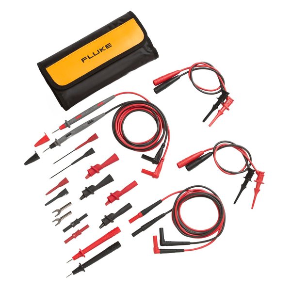 Fluke TL81A Test Lead Set, Deluxe Electronic,Red/Black,Small