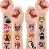 96 PCS Black Cat Temporary Tattoos Theme Birthday Party Supplies Decorations Favors Decor Cute Halloween Magic Cats Pet Tattoo Stickers Gifts for Games Kids Girls Boys Classroom School Prizes Carnival