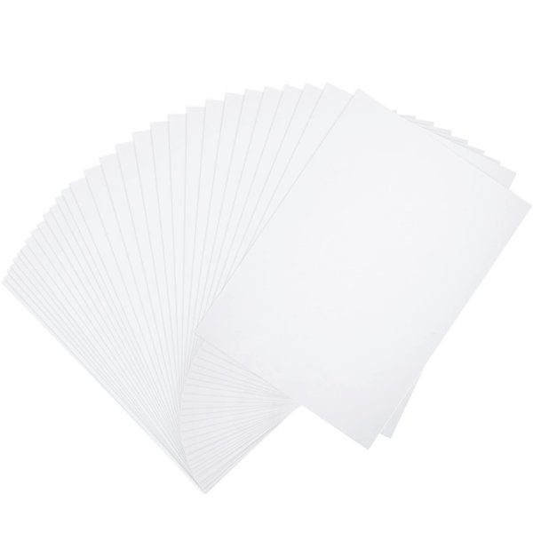 30 Pack Carbon Papers for Tracing, Graphite Carbon Copy Tracing Paper for Canvas Wood Paper (White, 8.5 x 11 Inch)