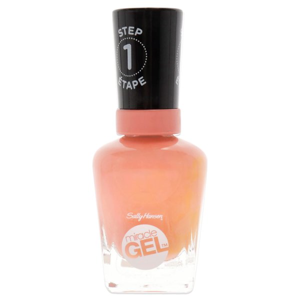 Sally Hansen Miracle Gel Nail Polish, Shade Malibu Peach 379 (Packaging May Vary)