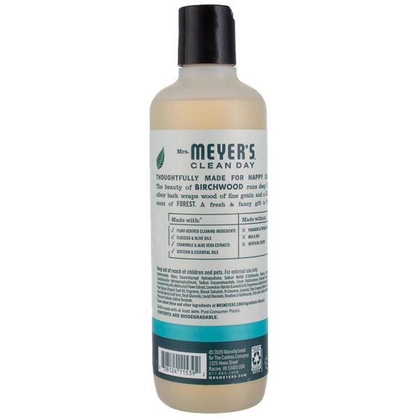 Mrs. Meyer's Body Wash, Birch Wood, 16 OZ