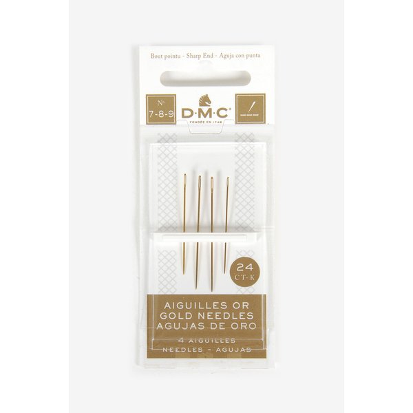 DMC 6133 Embroidery Hand Needles, Gold