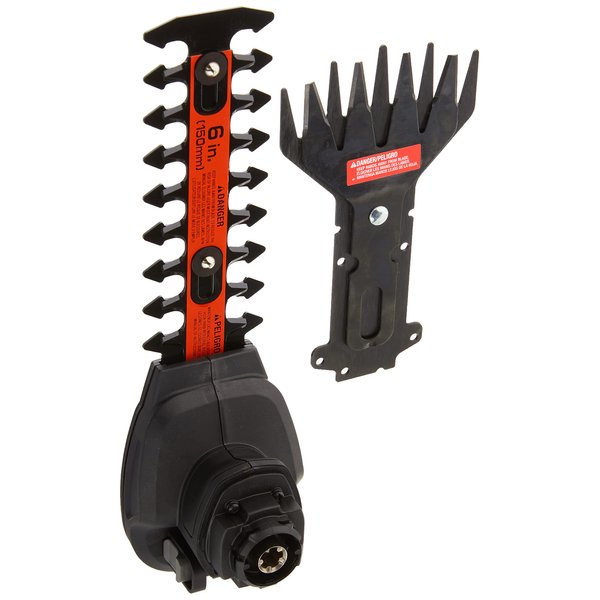 BLACK+DECKER MATRIX Pruning Shear Shrubber Attachment, Shears for Tall Grass, Shrubber for Bushes and Branches (BDCMTSSFF)
