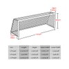 Soccer Replacement Net, Soccer Goal Nets Durable Thickened Soccer Goal Net for Playground Feild 10 x 7ft / 18 x 7ft / 24 x 8ft(5 People)