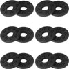 Anwenk Guitar Strap Locks Premium Strap Blocks Guitar Protector Black, 6Pair