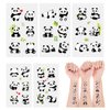 Birthday Decorations Panda Party Favors, 24 Sheets Panda Temporary Tattoos,