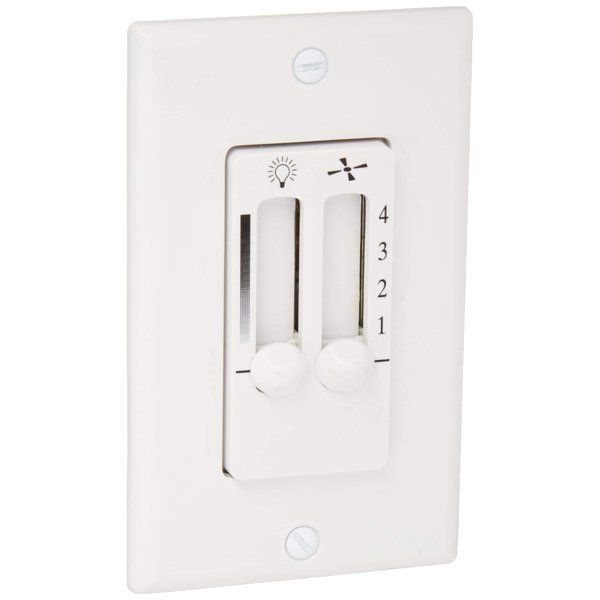 Westinghouse Lighting 7787300 Ceilng Fan and Light Wall Control , White