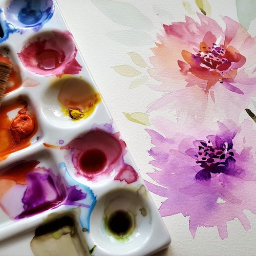 PRO ART Watercolor Paper, 7-inch x 10-inch, 15 Sheet Spiral Bound Pad, White