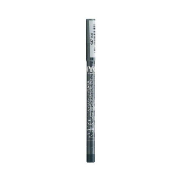 Nyc Eyeliner Pencil, Waterproof, Teal 937 0.036 Oz (1.08 G) (Pack of 2) by N.Y.C.
