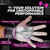 JerkFit WODies Pink 3 Hole Gymnastics Grips with Wrist Support (Small) - Latex Free Elastic Pull Up Grip for Cross Training, WODs, Weightlifting - Workout Grips for Men and Women for Palm Protection