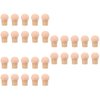 Ipetboom 30 Pcs Sponge Gradient Nail Brush Replacement Head, Nail Art Tools Sponge Interchangeable Head Dotting Pen