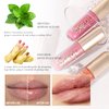 RoyueS plumping Moisturizing Lip gloss, High Shine Lip Plumper, Shiny Lip Gloss For Girls and Women (02# FIG TEA)