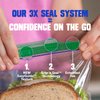 Ziploc Sandwich and Snack Bags, Storage Bags for On the Go Freshness, Grip 'n Seal Technology for Easier Grip, Open, and Close, 280 Count
