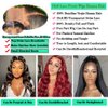 Body Wave Lace Front Wigs Human Hair 200% Density 26 Inch 13x6 HD Lace Front Wigs Human Hair Pre Plucked Frontal Wigs Human Hair Glueless Human Hair Wigs for Black Women With Baby Hair