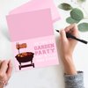 Bright Color Folding Greeting Cards | 5” x 7” Inches When Folded in Half | 50 Sheets Per Pack | Ultra Pink