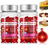 Hair Vitamin Serum, Moisturizing & Strengthening Silky Hair Serum Oil Capsule, Hair Serum for Frizzy and Damaged Hair. (2 bottle / 80 Pcs)