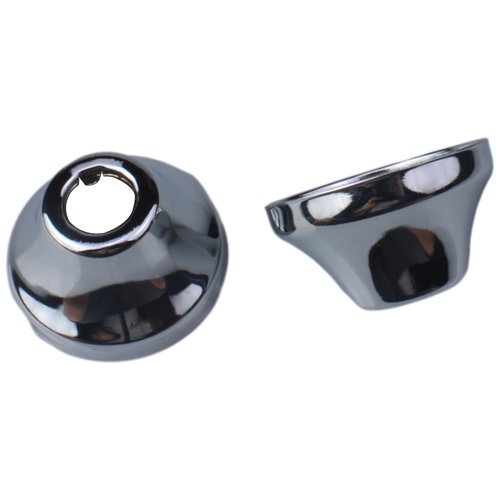 FDXGYH 2 Pcs Stainless Steel Tapered Flange Cover 1/2 inch Escutcheon Plate/Pipe Wall Cover Urinal Water Purifier Decorative Cover