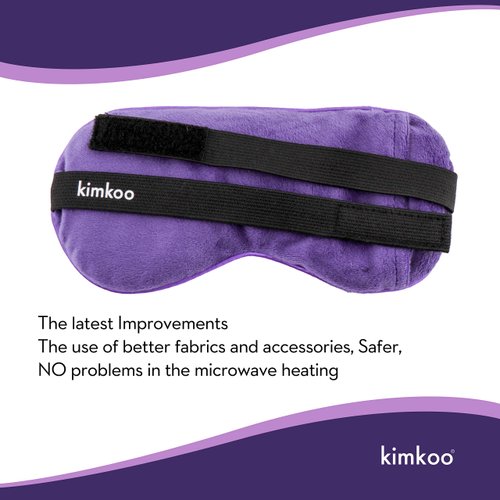 Kimkoo Moist Heat Eye Compress&Microwave Hot Eye Mask for Dry Eyes，Heated Eye Mask Natural and Healthy Therapies